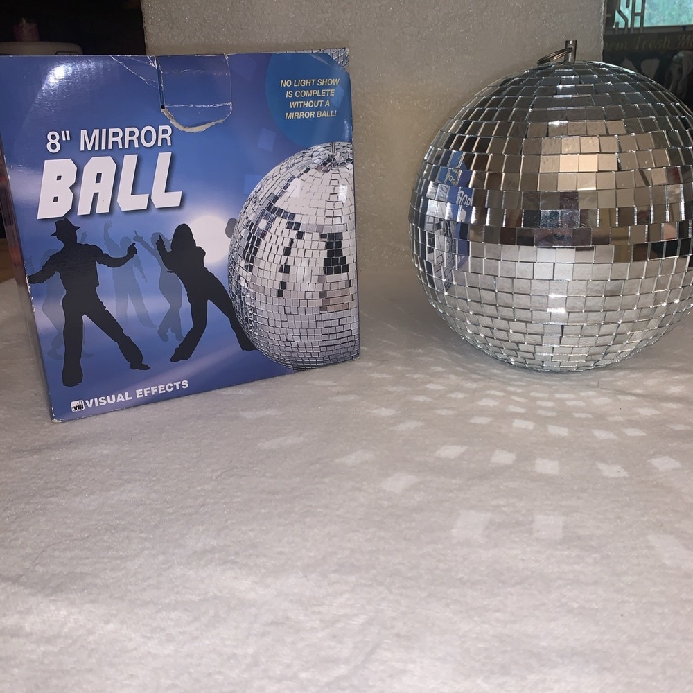 8" Mirror Ball Visual Effects Disco Light show